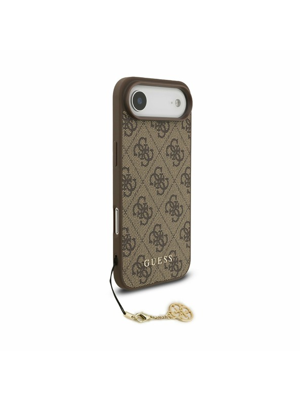 Guess Guess 4G Charm MagSafe Hátlap iPhone Air számára Tone on Tone Barna