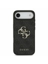 Guess Guess PU 4G Metal Logo Hátlap iPhone Air számára Szürke