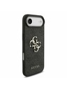 Guess Guess PU 4G Metal Logo Hátlap iPhone Air számára Szürke