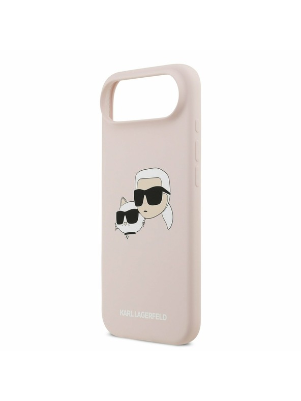 Karl Lagerfeld Karl Lagerfeld Liquid Silicone Double Heads MagSafe Hátlap iPhone Air számára Rózsaszín