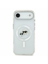 Karl Lagerfeld Karl Lagerfeld IML K&CH Heads Metal Frame MagSafe Hátlap iPhone Air számára Átlátszó