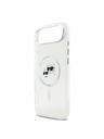 Karl Lagerfeld Karl Lagerfeld IML K&CH Heads Metal Frame MagSafe Hátlap iPhone Air számára Átlátszó