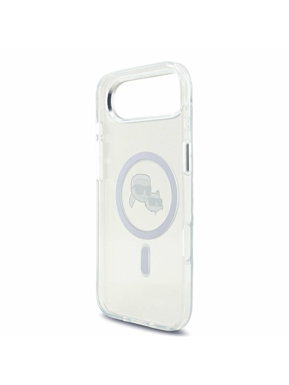 Karl Lagerfeld Karl Lagerfeld IML K&CH Heads Metal Frame MagSafe Hátlap iPhone Air számára Átlátszó