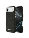 Karl Lagerfeld Karl Lagerfeld Grained PU Repeated Logo MagSafe Hátlap az iPhone Air-hez Black