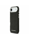 Karl Lagerfeld Karl Lagerfeld Grained PU Repeated Logo MagSafe Hátlap az iPhone Air-hez Black