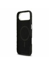Karl Lagerfeld Karl Lagerfeld Grained PU Repeated Logo MagSafe Hátlap az iPhone Air-hez Black
