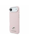 Karl Lagerfeld Karl Lagerfeld PU Karl and Choupette Heads Pins MagSafe Hátlap az iPhone Air-hez Pink