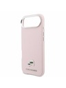Karl Lagerfeld Karl Lagerfeld PU Karl and Choupette Heads Pins MagSafe Hátlap az iPhone Air-hez Pink