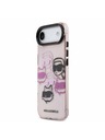 Karl Lagerfeld Karl Lagerfeld IML Multi K&CH Heads Hátlap az iPhone Air-hez Pink
