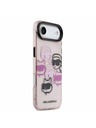 Karl Lagerfeld Karl Lagerfeld IML Multi K&CH Heads Hátlap az iPhone Air-hez Pink