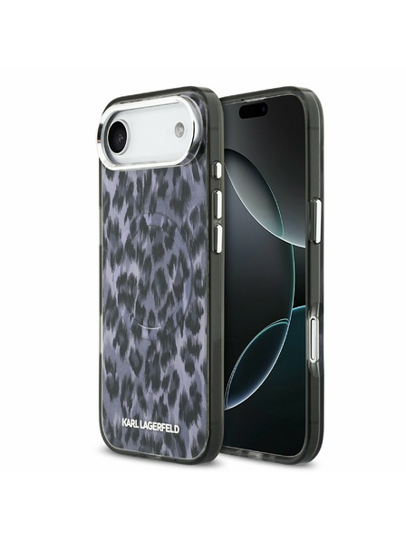 Karl Lagerfeld Karl Lagerfeld IML Leopard MagSafe Hátlap az iPhone Air-hez Grey