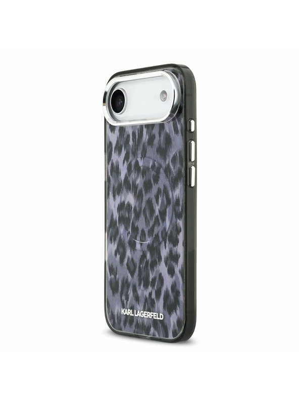 Karl Lagerfeld Karl Lagerfeld IML Leopard MagSafe Hátlap az iPhone Air-hez Grey