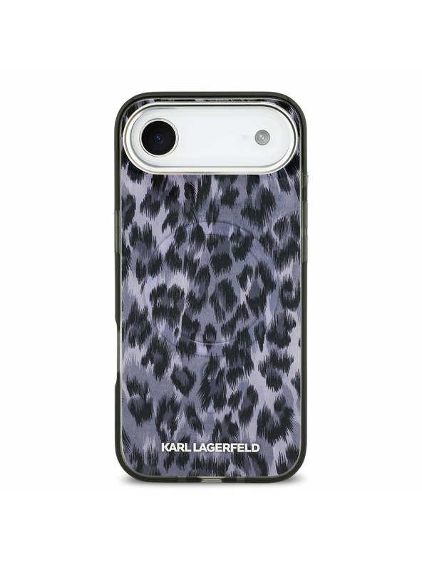 Karl Lagerfeld Karl Lagerfeld IML Leopard MagSafe Hátlap az iPhone Air-hez Grey
