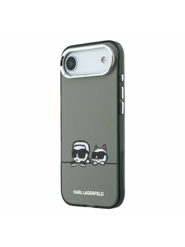 Karl Lagerfeld Karl Lagerfeld IML K&CH Heads Logo MagSafe Hátlap az iPhone Air-hez Black