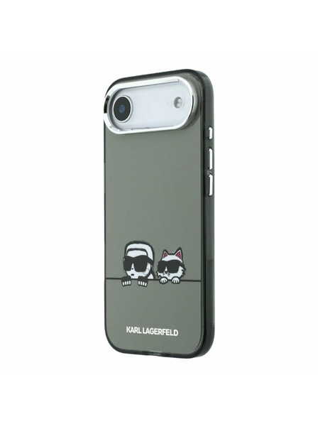 Karl Lagerfeld Karl Lagerfeld IML K&CH Heads Logo MagSafe Hátlap az iPhone Air-hez Black