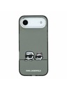 Karl Lagerfeld Karl Lagerfeld IML K&CH Heads Logo MagSafe Hátlap az iPhone Air-hez Black