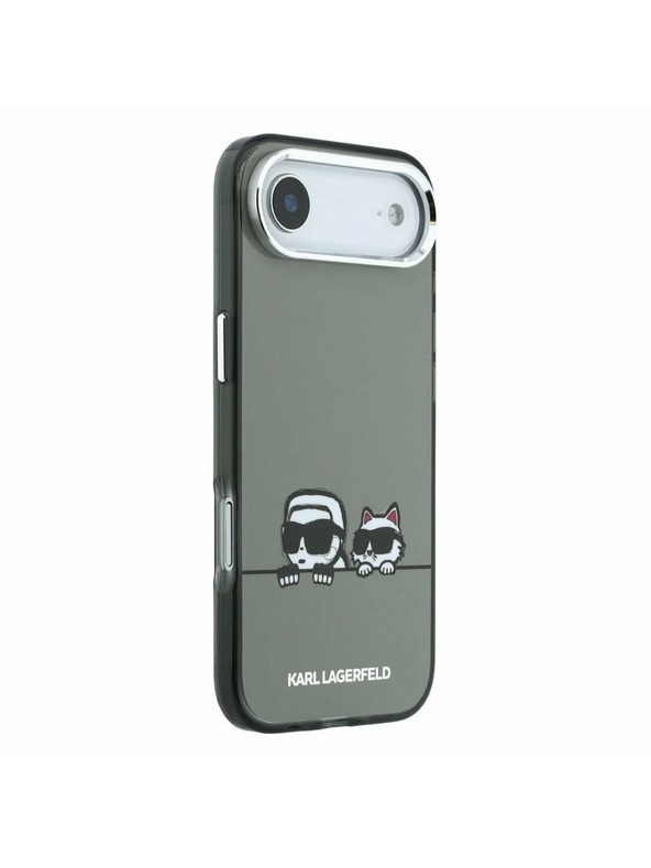 Karl Lagerfeld Karl Lagerfeld IML K&CH Heads Logo MagSafe Hátlap az iPhone Air-hez Black