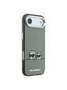 Karl Lagerfeld Karl Lagerfeld IML K&CH Heads Logo MagSafe Hátlap az iPhone Air-hez Black