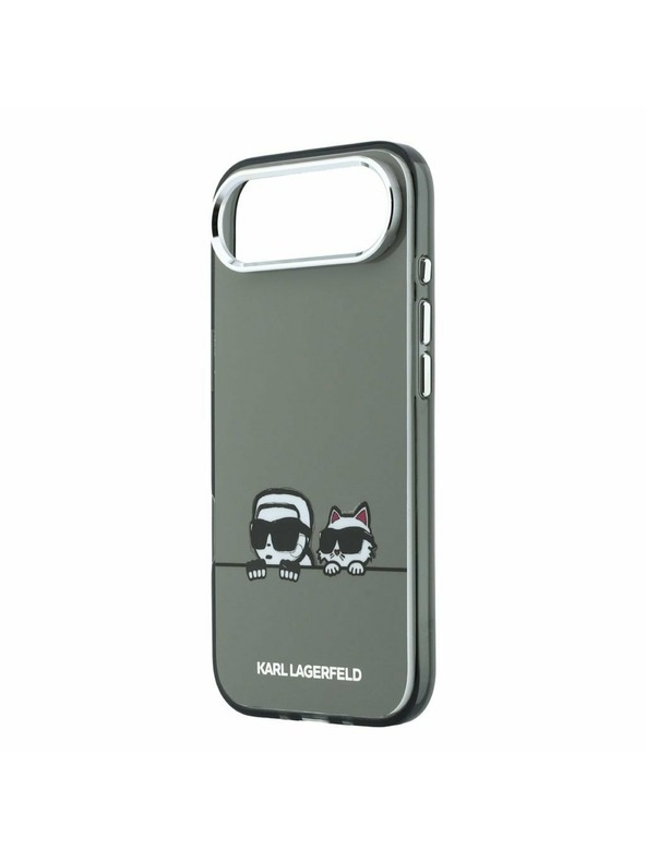 Karl Lagerfeld Karl Lagerfeld IML K&CH Heads Logo MagSafe Hátlap az iPhone Air-hez Black