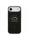 Karl Lagerfeld Karl Lagerfeld PU RSG Logo MagSafe Hátlap az iPhone Air-hez Black
