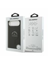 Karl Lagerfeld Karl Lagerfeld PU RSG Logo MagSafe Hátlap az iPhone Air-hez Black
