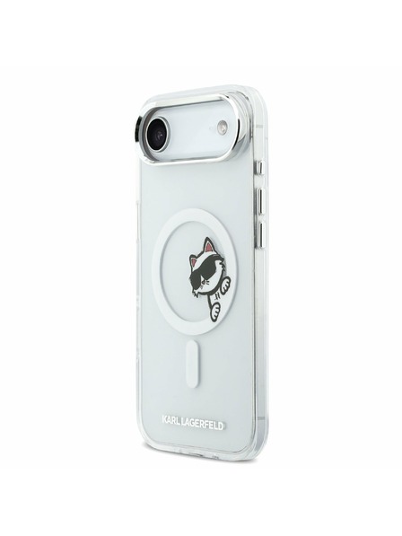 Karl Lagerfeld Karl Lagerfeld IML Choupette Peekaboo MagSafe Hátlap az iPhone Air-hez Transparent