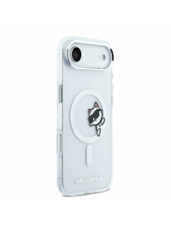 Karl Lagerfeld Karl Lagerfeld IML Choupette Peekaboo MagSafe Hátlap az iPhone Air-hez Transparent