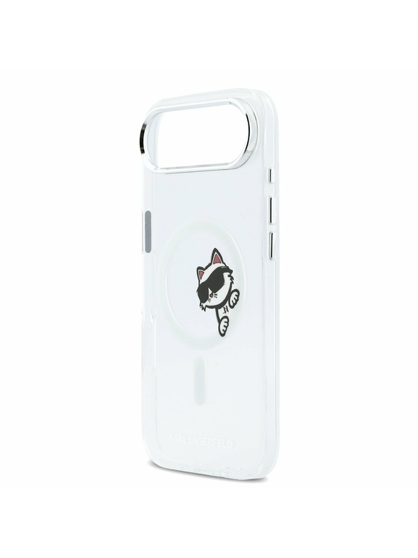 Karl Lagerfeld Karl Lagerfeld IML Choupette Peekaboo MagSafe Hátlap az iPhone Air-hez Transparent