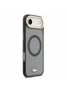 Lacoste Lacoste PC/TPU Frosted Finish Gold Logo MagSafe Hátlap az iPhone Air-hez Black