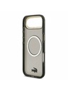 Lacoste Lacoste PC/TPU Frosted Finish Gold Logo MagSafe Hátlap az iPhone Air-hez Black