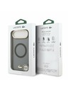 Lacoste Lacoste PC/TPU Frosted Finish Gold Logo MagSafe Hátlap az iPhone Air-hez Black