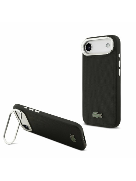 Lacoste Lacoste Iconic Petit Pique Camera Stand MagSafe Hátlap az iPhone Air-hez Black