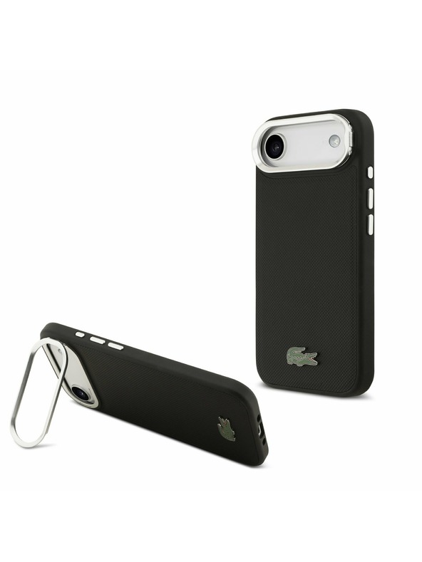 Lacoste Lacoste Iconic Petit Pique Camera Stand MagSafe Hátlap az iPhone Air-hez Black