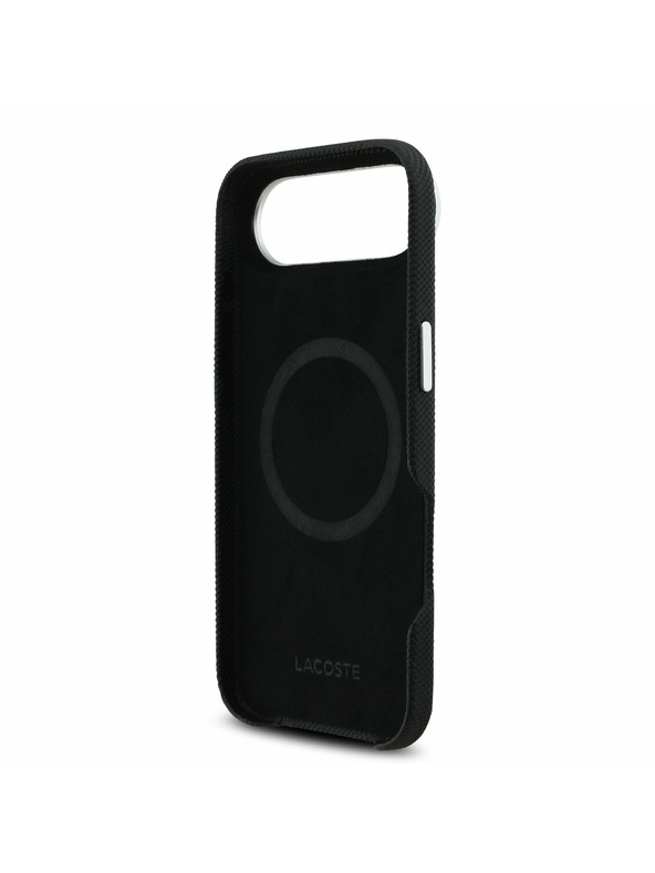 Lacoste Lacoste Iconic Petit Pique Metal Logo MagSafe Hátlap az iPhone Air-hez Black