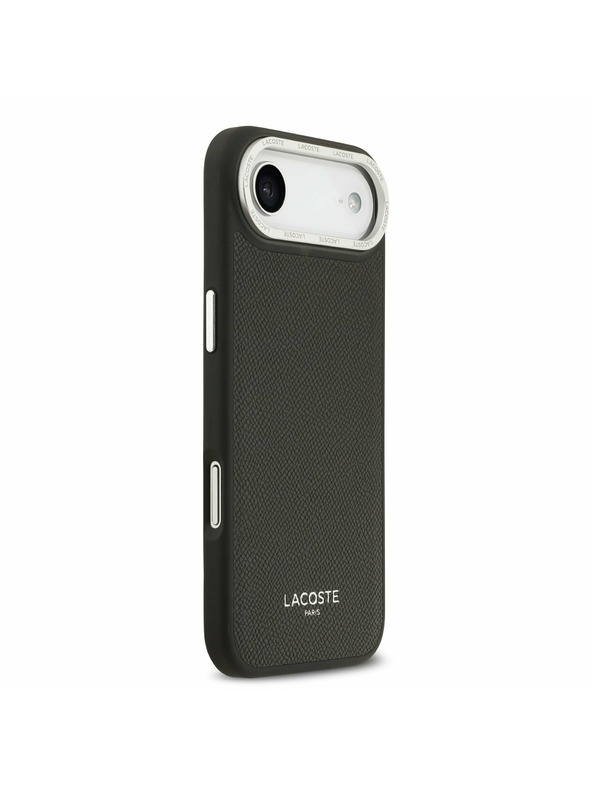 Lacoste Lacoste PU Leather Champs Elysees MagSafe Hátlap az iPhone Air-hez Black