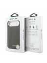 Lacoste Lacoste PU Leather Champs Elysees MagSafe Hátlap az iPhone Air-hez Black
