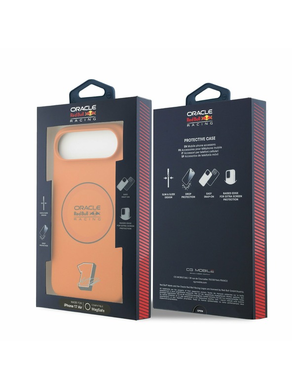 Red Bull Red Bull Silicone Blue Ring MagSafe Hátlap az iPhone Air-hez Orange