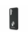 Karl Lagerfeld Karl Lagerfeld PU Saffiano Metal Karl and Choupette Hátlap a Samsung Galaxy A36-hoz Black
