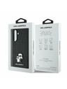 Karl Lagerfeld Karl Lagerfeld PU Saffiano Metal Karl and Choupette Hátlap a Samsung Galaxy A36-hoz Black