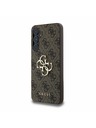 Guess Guess PU 4G Metal Logo Hátlap a Samsung Galaxy A55 5G-hez Brown