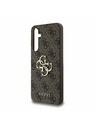 Guess Guess PU 4G Metal Logo Hátlap a Samsung Galaxy A55 5G-hez Brown