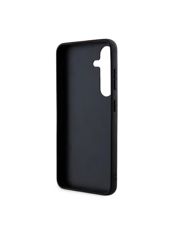 Guess Guess PU 4G Metal Logo Hátlap a Samsung Galaxy S24-hez Grey