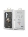 Guess Guess PU 4G Metal Logo Hátlap a Samsung Galaxy S24-hez Grey