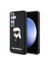 Karl Lagerfeld Karl Lagerfeld 3D Rubber Ikonik Hátlap a Samsung Galaxy S24-hez Black
