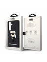 Karl Lagerfeld Karl Lagerfeld 3D Rubber Ikonik Hátlap a Samsung Galaxy S24-hez Black