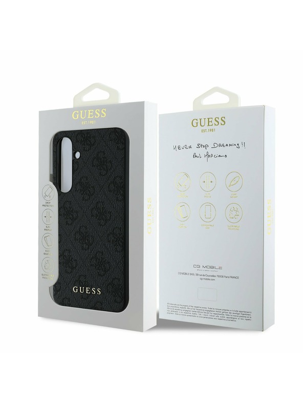Guess Guess 4G Hátlap a Samsung Galaxy S24 FE-hez Grey