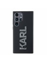 Karl Lagerfeld Karl Lagerfeld 3D Gumi Csillogó Logo Hátlap Samsung Galaxy S24 Ultra Fekete