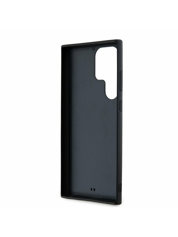 Karl Lagerfeld Karl Lagerfeld 3D Gumi Csillogó Logo Hátlap Samsung Galaxy S24 Ultra Fekete