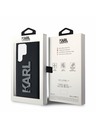 Karl Lagerfeld Karl Lagerfeld 3D Gumi Csillogó Logo Hátlap Samsung Galaxy S24 Ultra Fekete