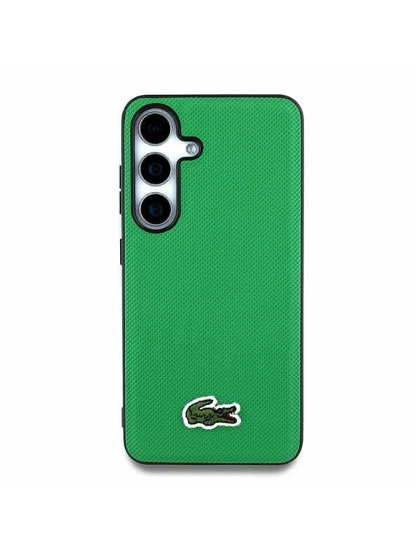 Lacoste Lacoste Iconic Petit Pique Woven Logo MagSafe Hátlap Samsung Galaxy S25 Zöld